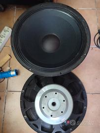 coppia woofer faital 18hp1010 4 ohm