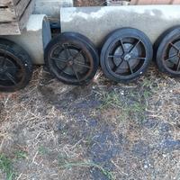 ruote carrello rimorchietto