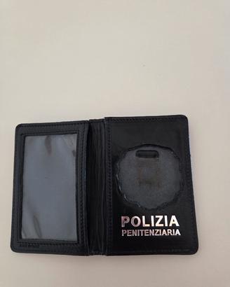 porta placca polizia penitenziaria