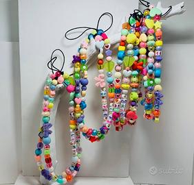 Phonebeads Catenella per cellulare fatto a mano