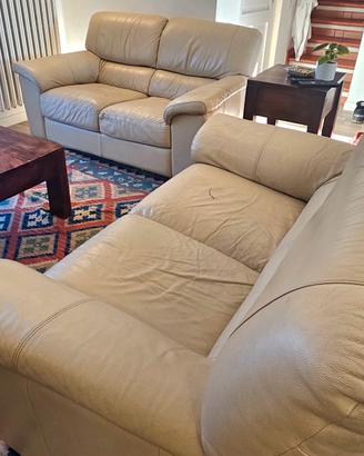 2 divani in pelle Chateau d'Ax