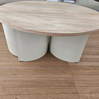 Tavolino da caffè  e 2 pouf Noo•ma