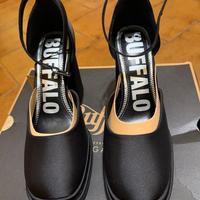 Sandalo nero buffalo