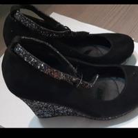 scarpe da donna eleganti con zeppa 10 cm