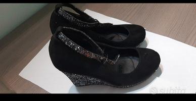 scarpe da donna eleganti con zeppa 10 cm