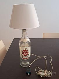 2 lampade artigianali vetro paralume