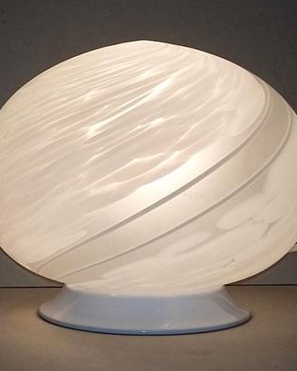 Lampada da Tavolo vintage in vetro soffiato Murano