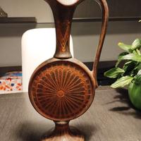 Anfora in terracotta rilievo stile etrusco