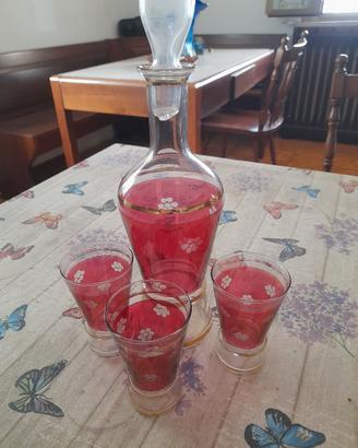servizio liquore anni 50/70  "tre fuochi"