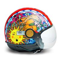 Casco sicilia zagara rosso opaco limited edition m