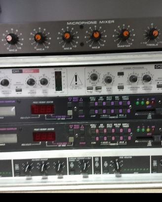 APPARECCHIATURA AUDIO PER STUDIO O LIVE,