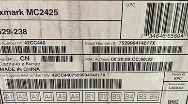 lexmark mc2425 stampante laser