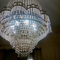 lampadario a goccia in cristallo