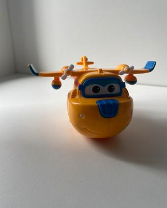 Giocattolo super wings Donnie transformer