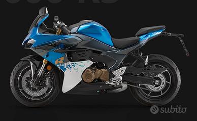 Qj Motor srk 600 rs azzurra