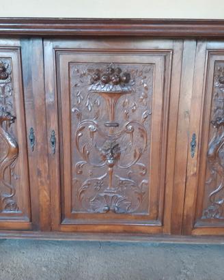 CREDENZA ANTICA 3 PORTE
