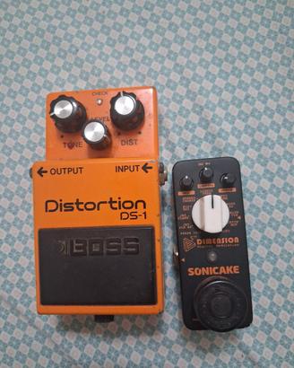 pedali chitarra elettrica ds1 chorus sonicake boss
