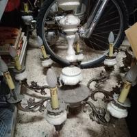 Lampadario vintage anni '50/'60