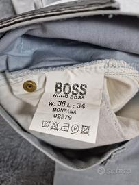 Pantaloni BOSS Montana W36 avorio