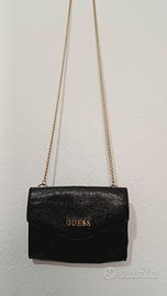 Borsa GUESS Originale Nera Effetto Lucido 