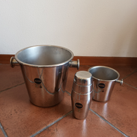 Secchielli per ghiaccio e shaker Alessi