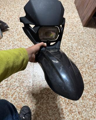 Parafango e faro yamaha dt 50/ malaguti xsm50
