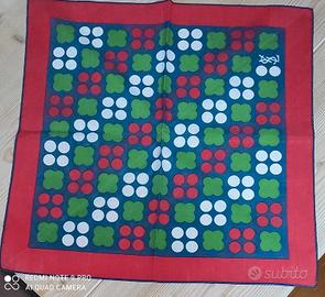 Foulard Yves Saint Laurent vintage quadrifogli"