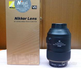 obiettivo Nikon Nikkor 105 2,8 VR