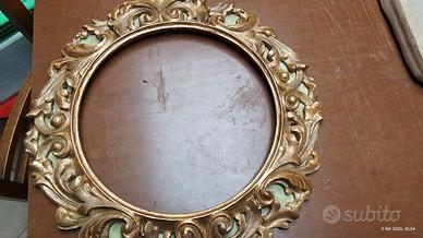 Antica cornice roccocò in legno