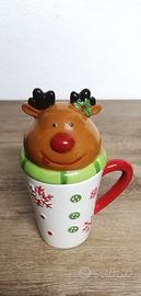 Tazza renna natalizia 