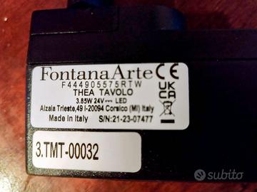 Lampada da tavolo Thea di Fontana arte