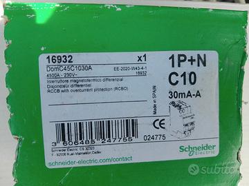 Interruttore magnetotermico differenziale 