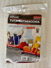 Tuta monouso per pittura e fai-da-te + cuffia