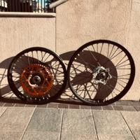 Cerchi completi enduro ktm originali