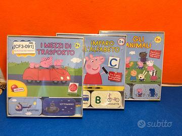 Set 3 Giochi Educativi Peppa Pig - Lisciani (Nuovi