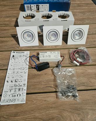 Kit 3 Faretti LED da Incasso Philips 