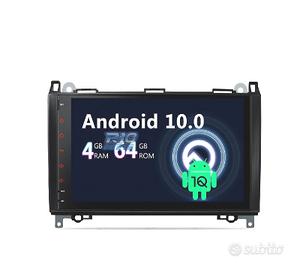 RADIO GPS ANDROID 14 PER MERCEDES CLASSE A B VITO 
