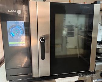 Forno elettrico ventilato a vapore con boiler