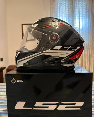 CASCO LS2 FF811 VECTOR II CARBON  TG. L + u-com 6r
