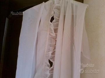 Coppia tendine rosa antico cucina/bagno