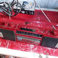 radio  fm  registratore cassette, 