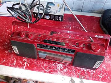 radio  fm  registratore cassette, 