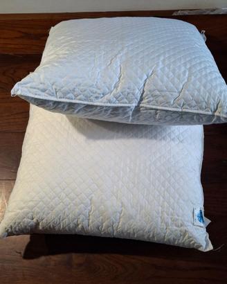Due cuscini grandi memory foam mai usati