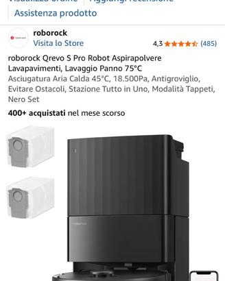 Roborock Qrevo S pro Robot Aspirapolvere
