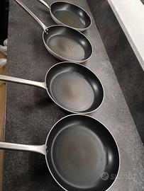 Set 8 padelle antiaderenti da ristorante