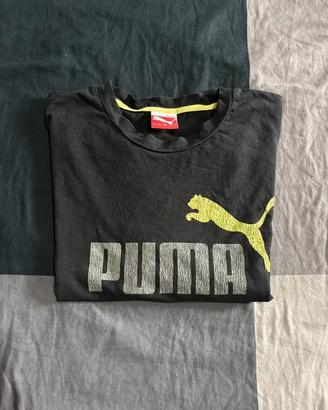 T-shirt Puma Sportlifestyle Nera / Verde Fluoro