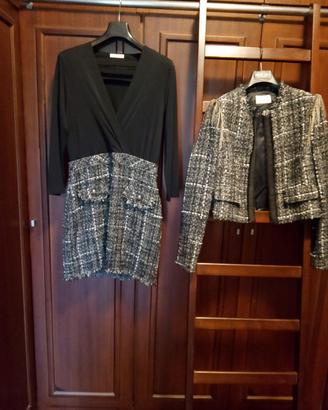 completo abito con giacca corta