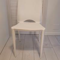 set da 4 sedie bianche