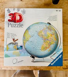 Puzzle mappamondo 3D Ravensburger