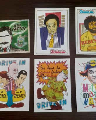 6 Rare Figurine Drive In stickers Panini 1985